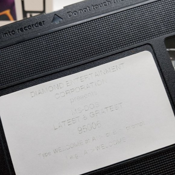 MS DOS Latest and Greatest VHS Floppy Video Everything You Need To Know Vintage - Picture 3 of 9